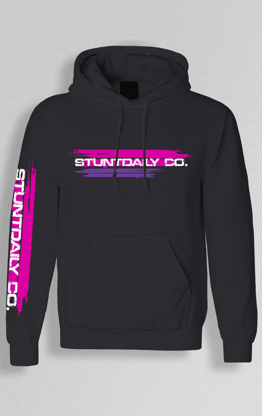 H) retro sd hoodie pink /purple